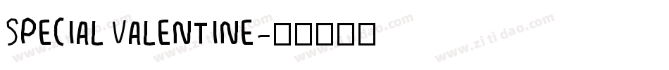 Special Valentine字体转换
